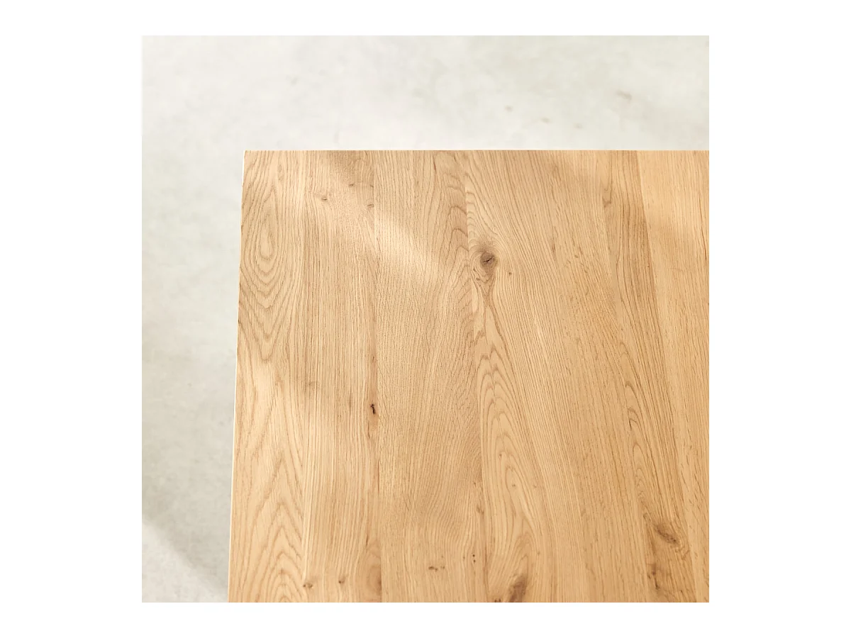 Tavolo basso in legno di quercia senza nodi 110x60 Anoa