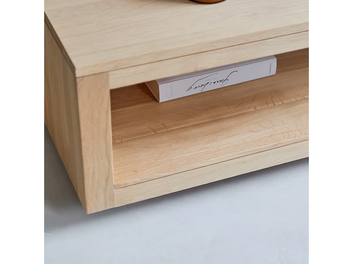 Couchtisch aus Eichenholz ohne Knoten 110 × 60 Anoa