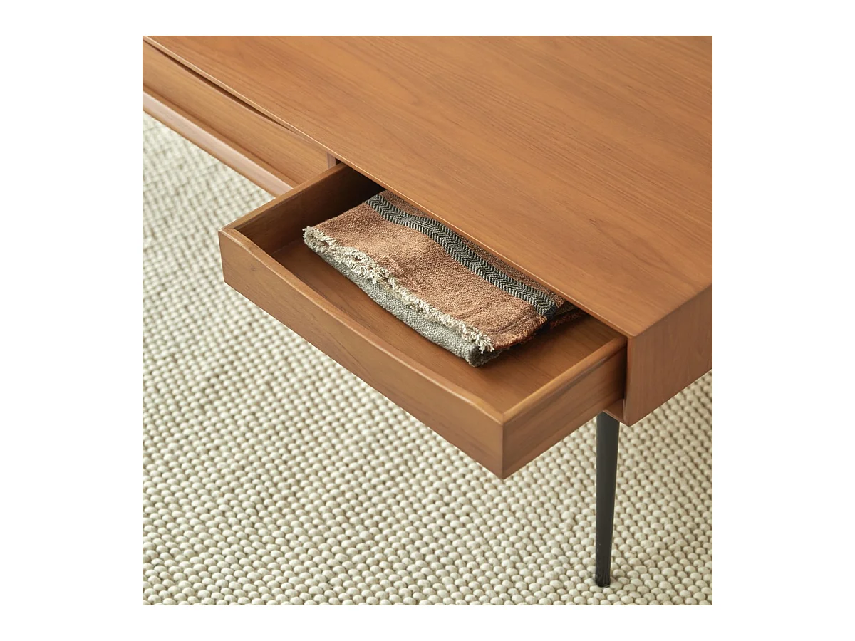 Tavolino in legno di teak 135x65 Simen