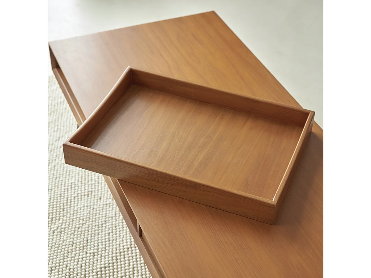 Couchtisch aus Teakholz 135x65 Simen