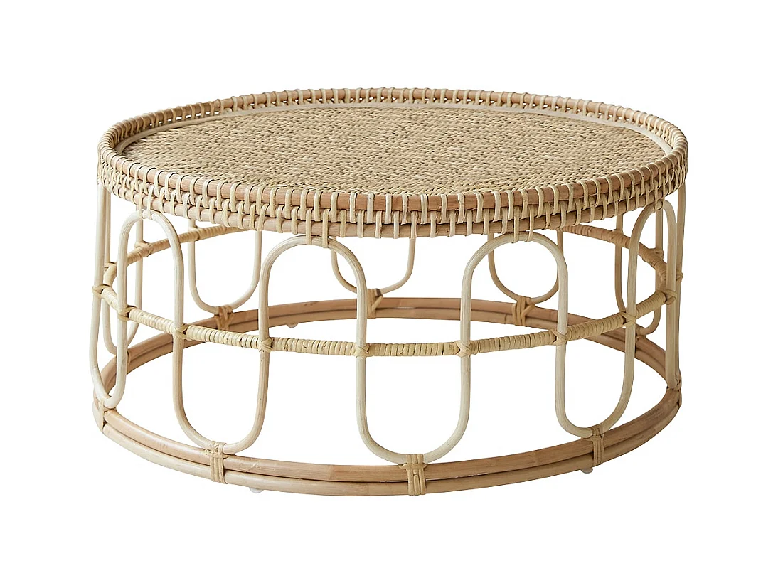 Couchtisch aus Rattan Samson