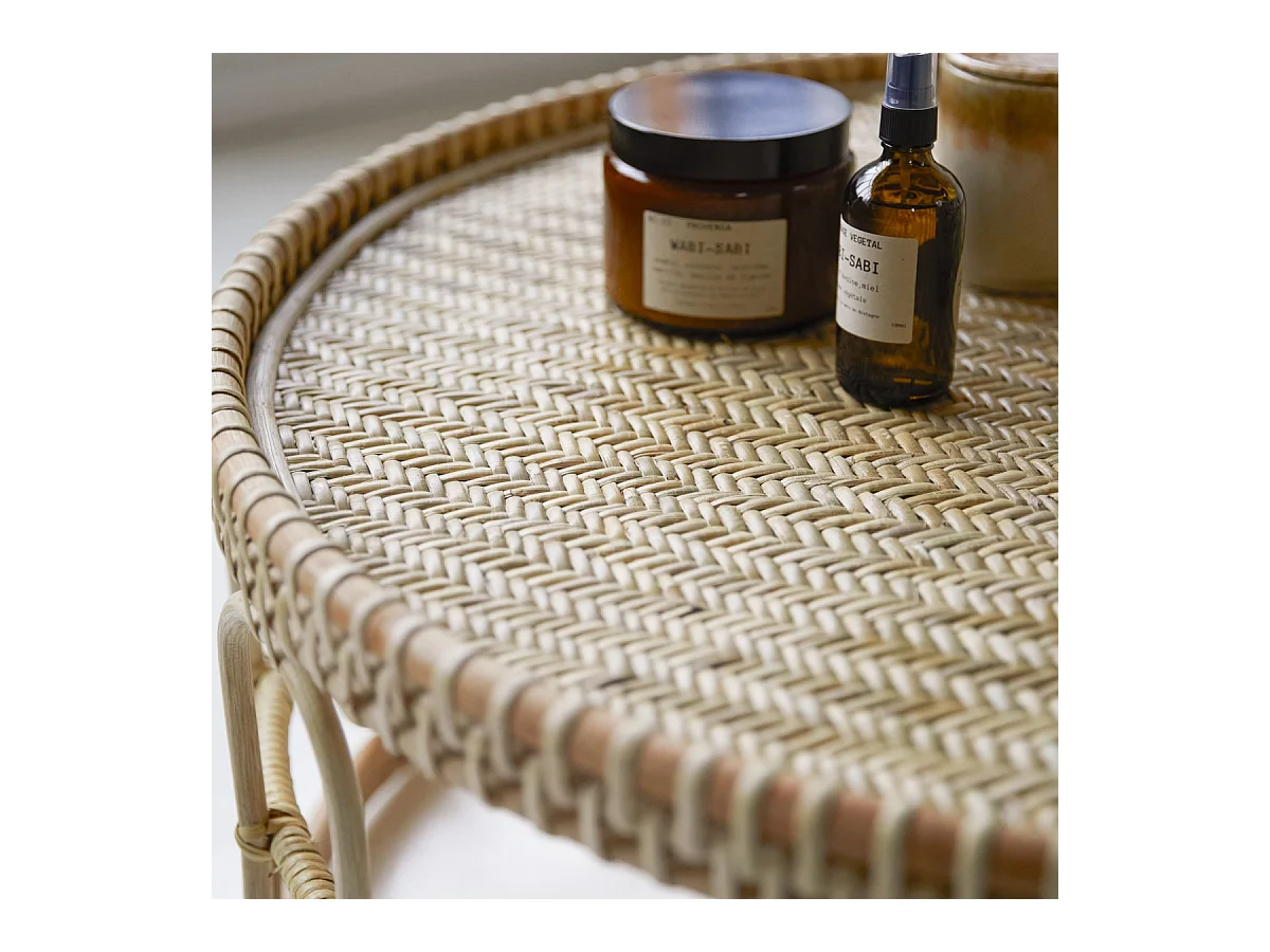Couchtisch aus Rattan Samson