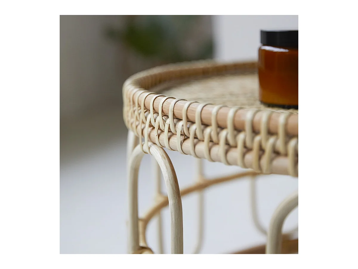 Couchtisch aus Rattan Samson