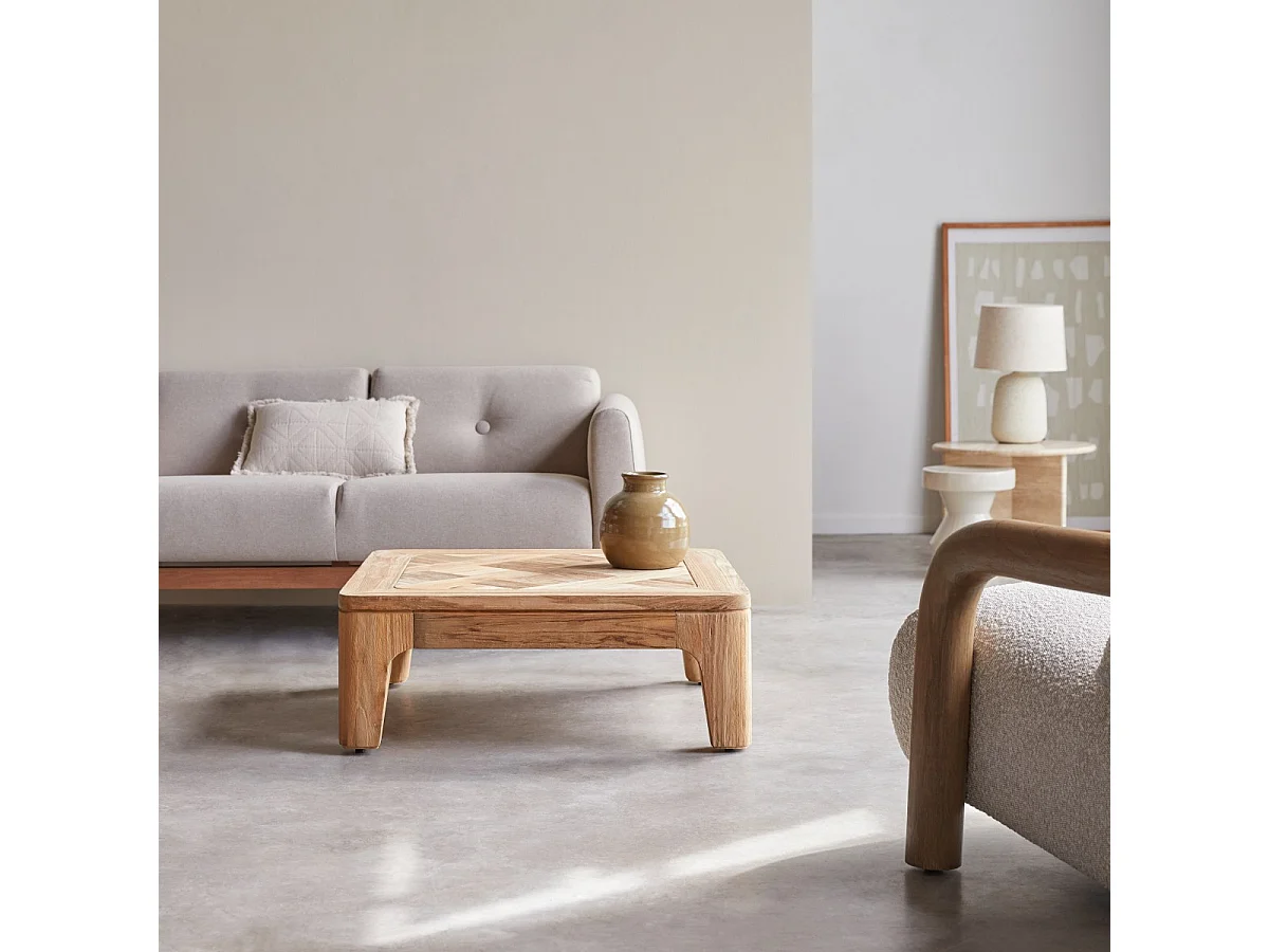 Tavolino in legno di teak 80 Ruth