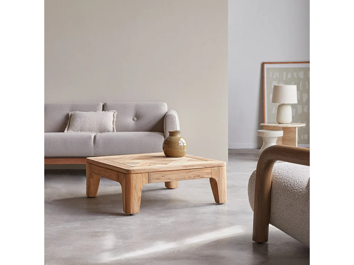 Tavolino in legno di teak 80 Ruth