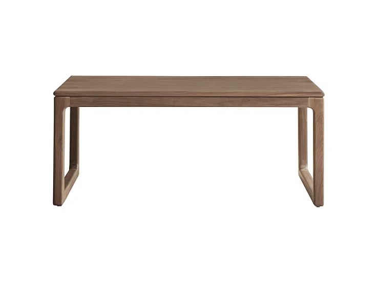 Couchtisch Arto aus massivem Nussbaumholz 100 x 56 cm