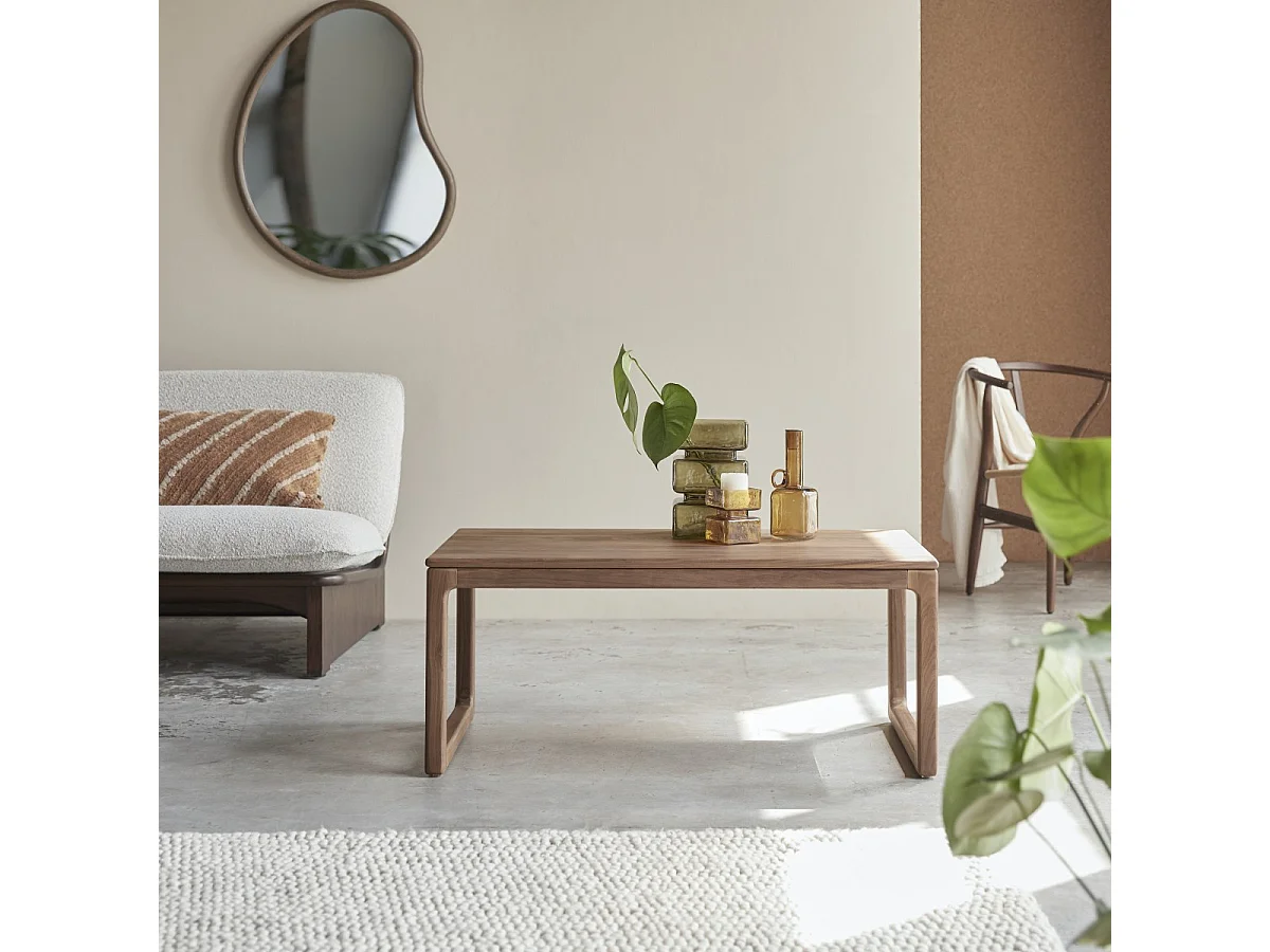 Tavolino in noce massello 100x56 Arto