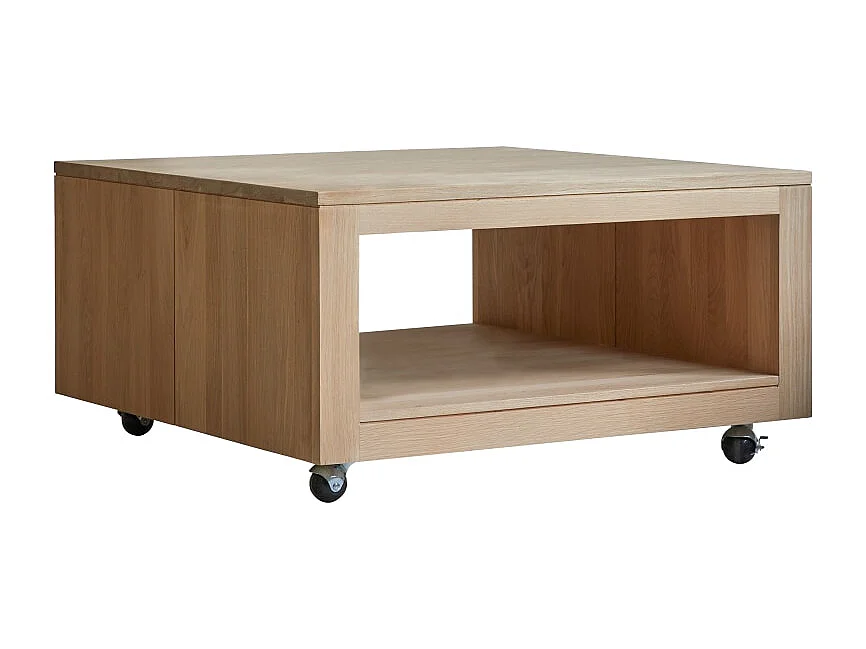 Couchtisch aus Eichenholz ohne Knoten 80 Anoa