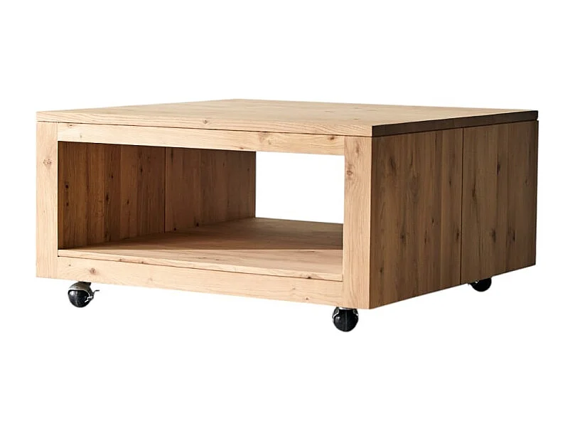 Couchtisch aus Eichenholz ohne Knoten 80 Anoa