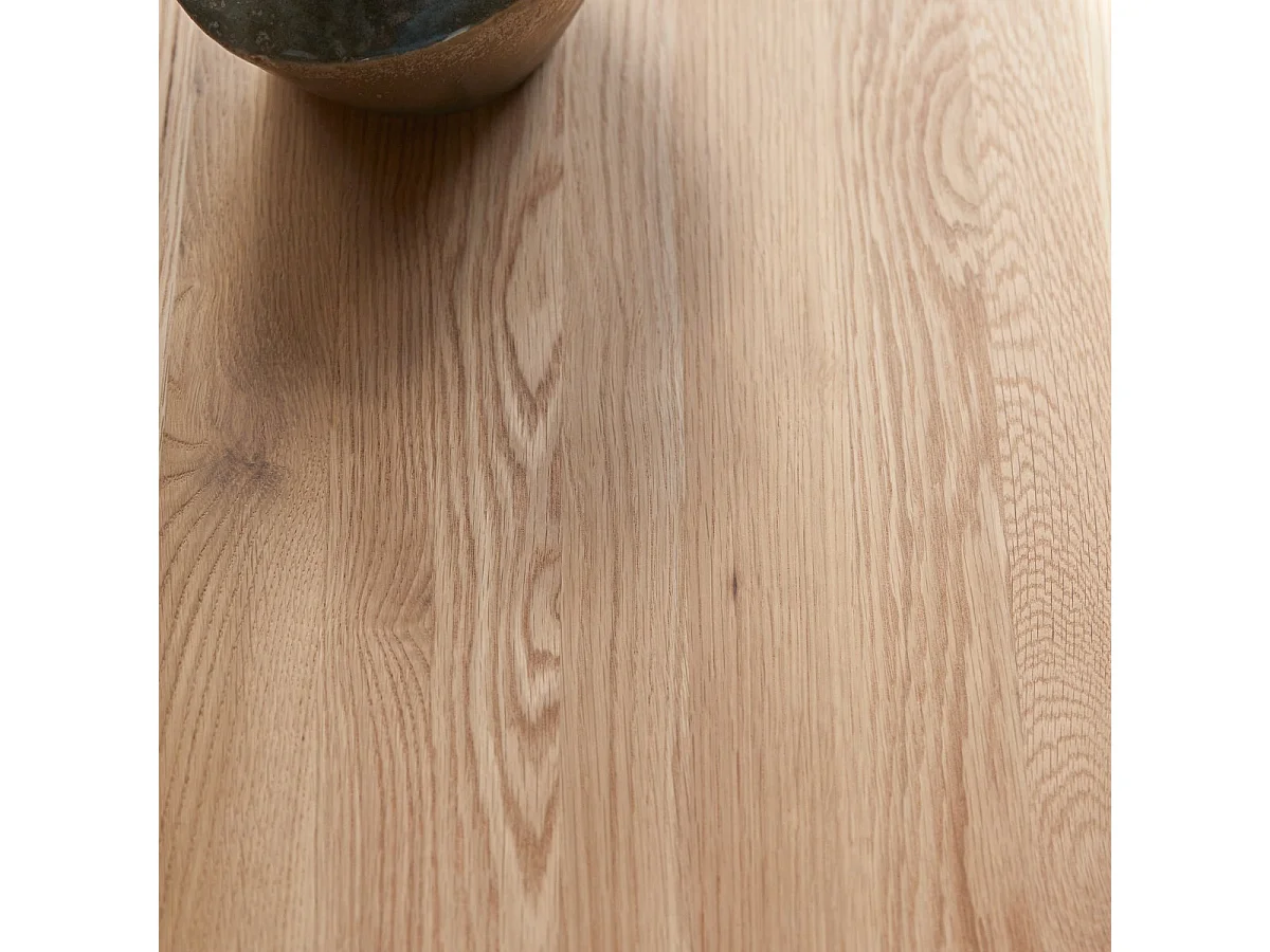 Tavolino basso in legno di rovere massello Oliver