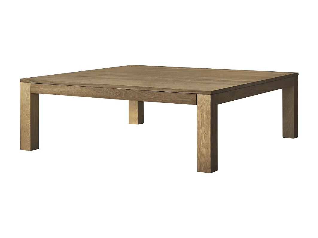 Tavolo in legno di rovere massello 125x125 Eden