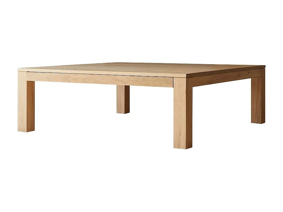 Tavolo in legno di rovere massello 125x125 Eden