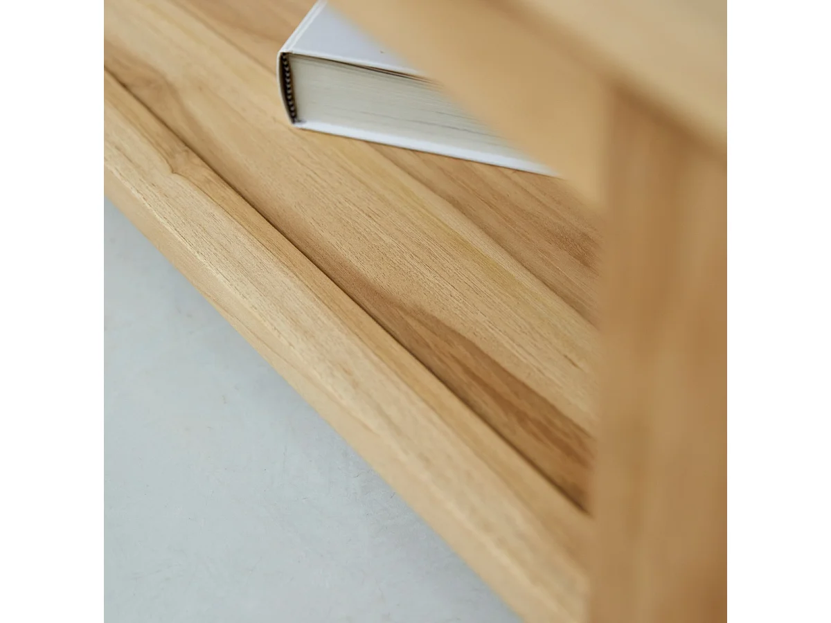 Tavolino quadrato in teak massello Eve