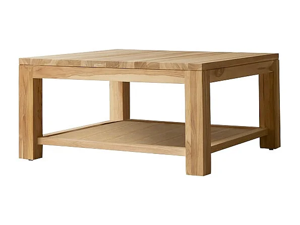Tavolino quadrato in teak massello Eve