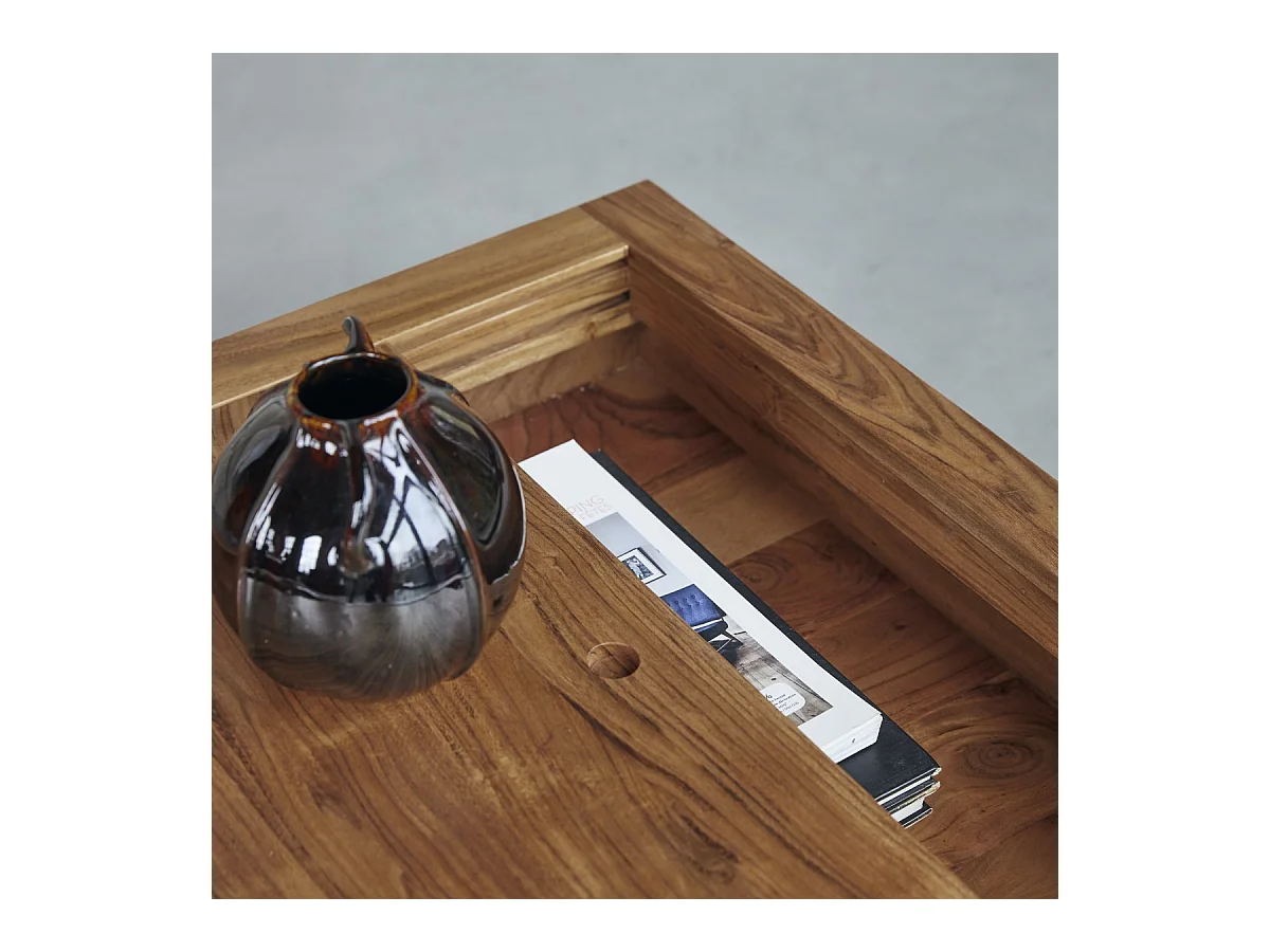 Table basse en bois d'acacia 120x68 Bonnie