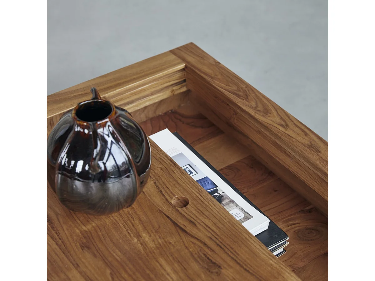 Couchtisch aus Akazienholz Bonnie 120x68