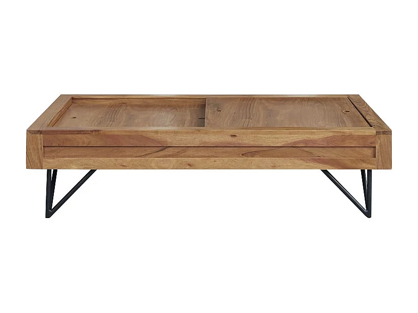 Couchtisch aus Akazienholz Bonnie 120x68