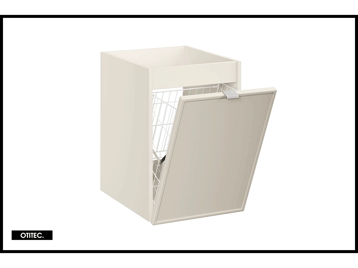 Meuble sous vasque de 40 cm - Avec panier à linge - ASTRA