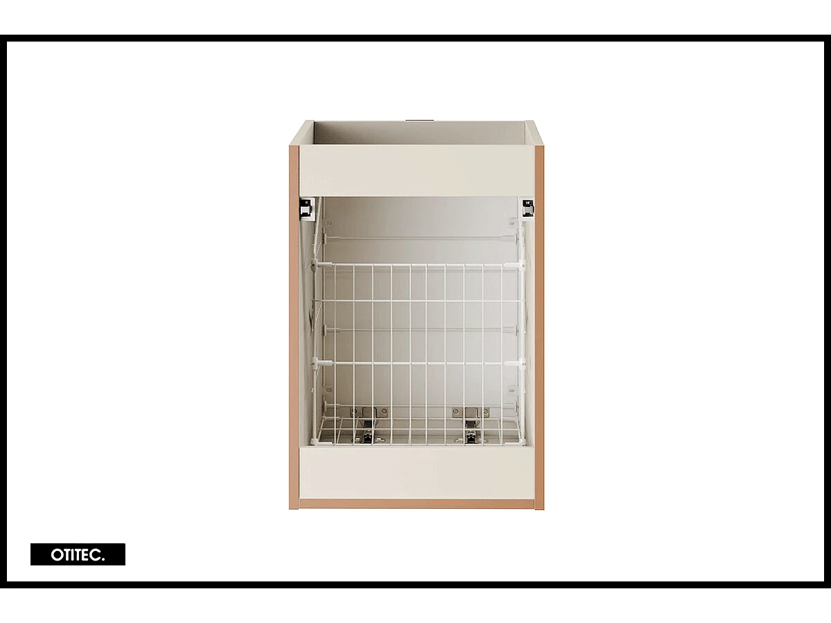 Meuble sous vasque de 40 cm - Avec panier à linge - ASTRA