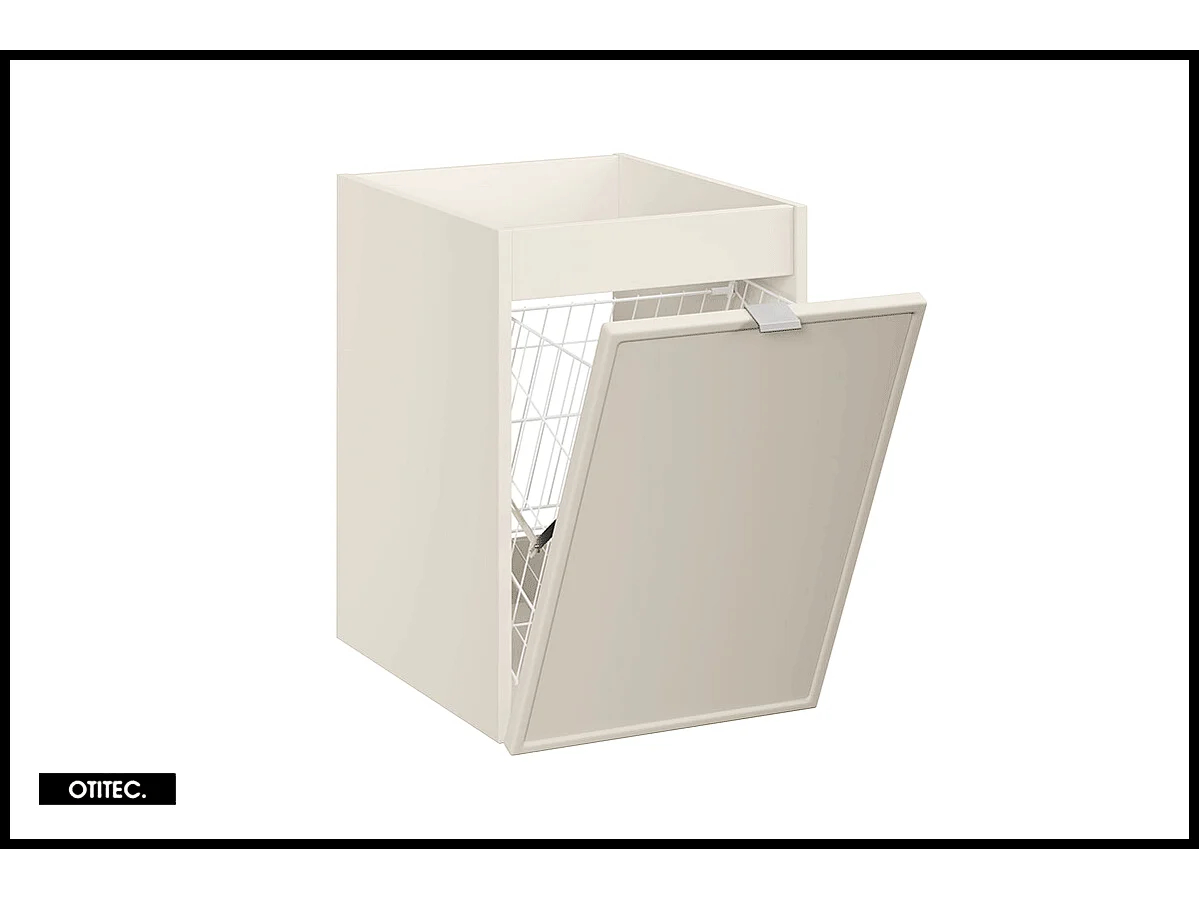 Meuble sous vasque de 40 cm - Avec panier à linge - ASTRA