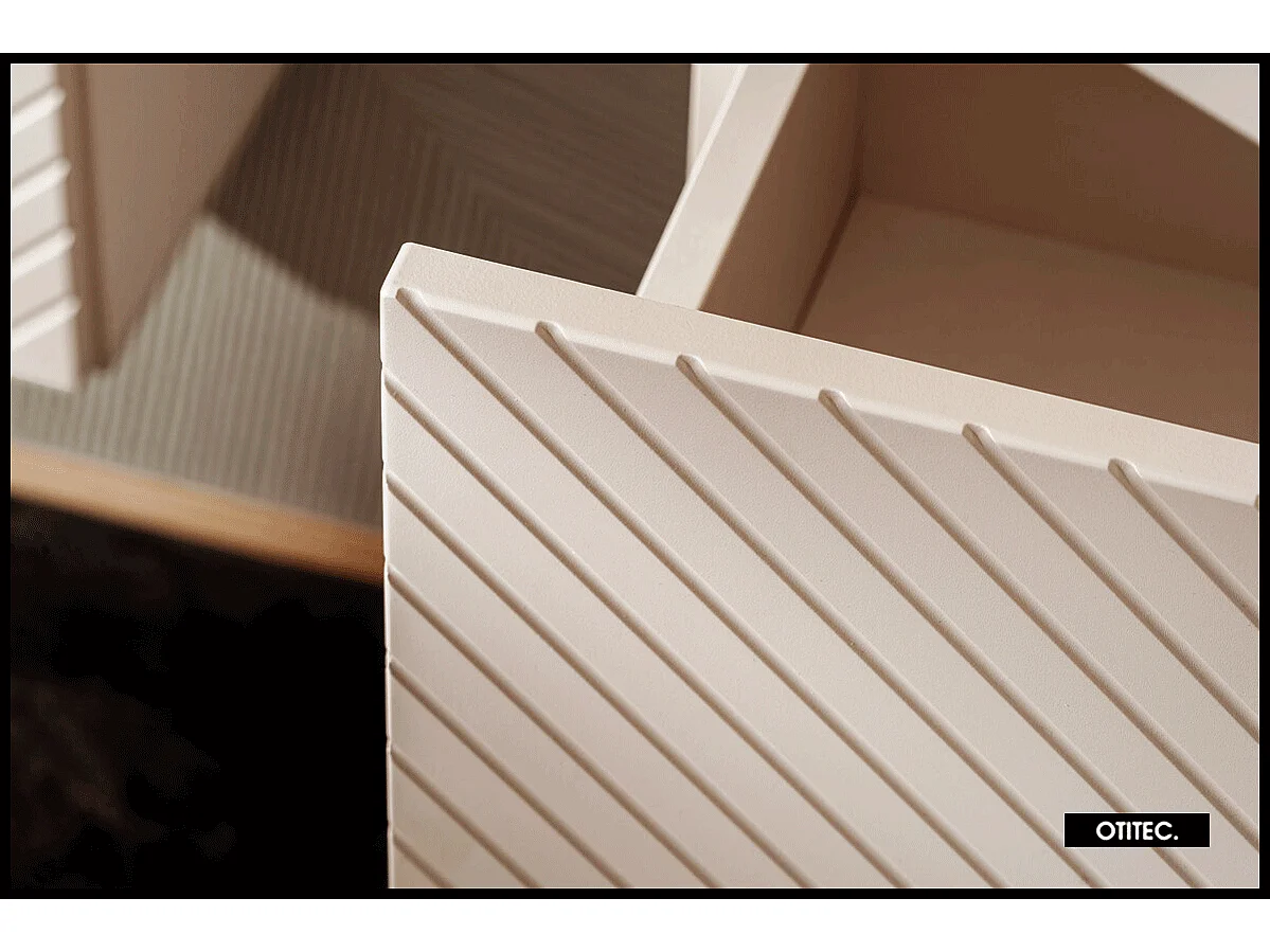 Meuble sous vasque de 80 cm - 2 tiroirs - DANO