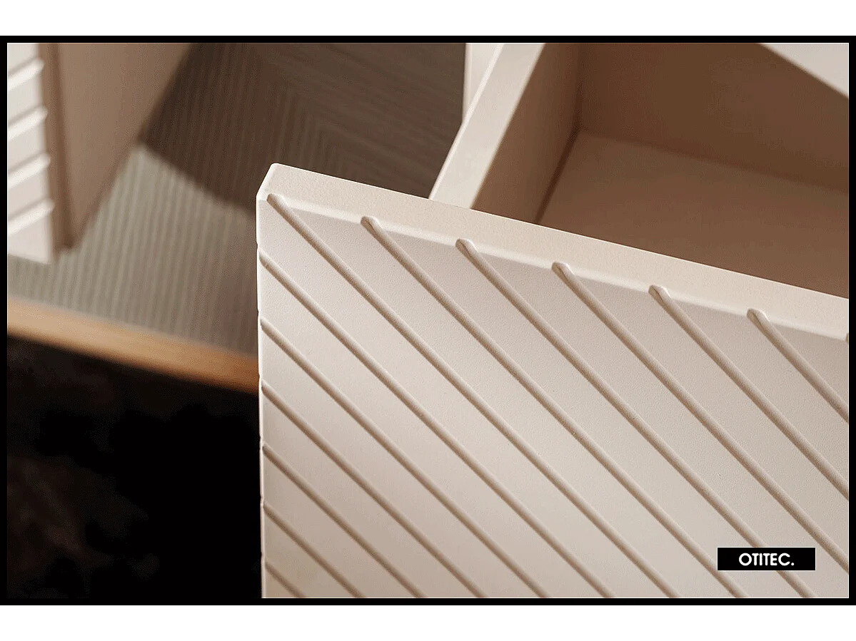 Meuble sous vasque de 80 cm - 2 tiroirs - DANO