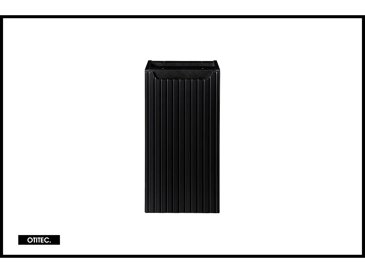 Meuble sous vasque de 30 cm - Noir - 1 porte - VOLTA