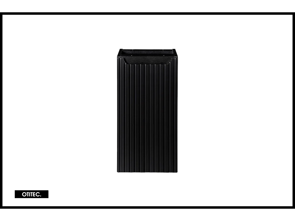 Meuble sous vasque de 30 cm - Noir - 1 porte - VOLTA