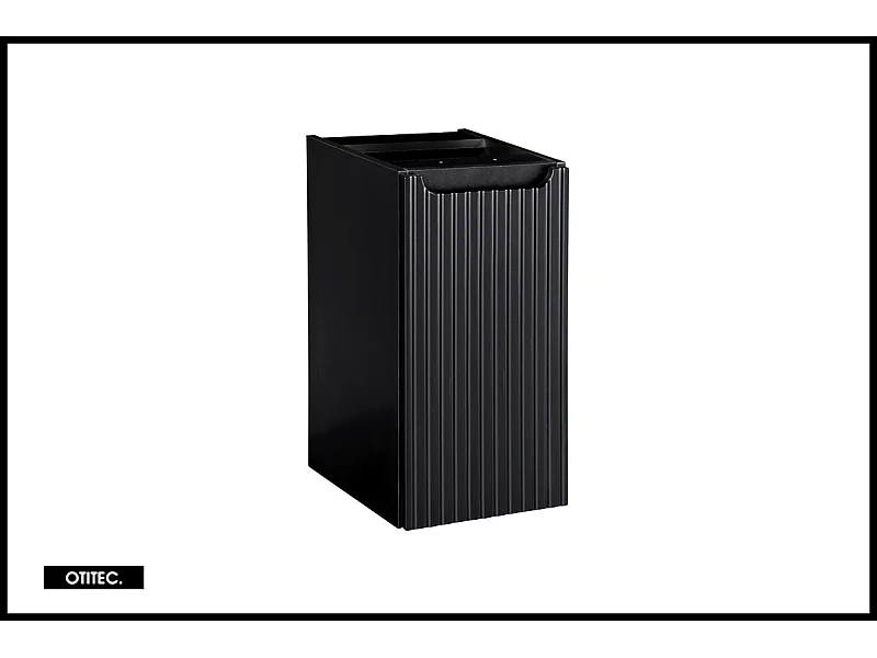 Meuble sous vasque de 30 cm - Noir - 1 porte - VOLTA