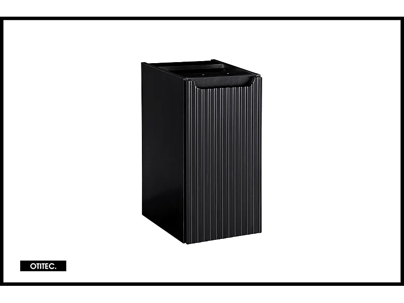 Meuble sous vasque de 30 cm - Noir - 1 porte - VOLTA