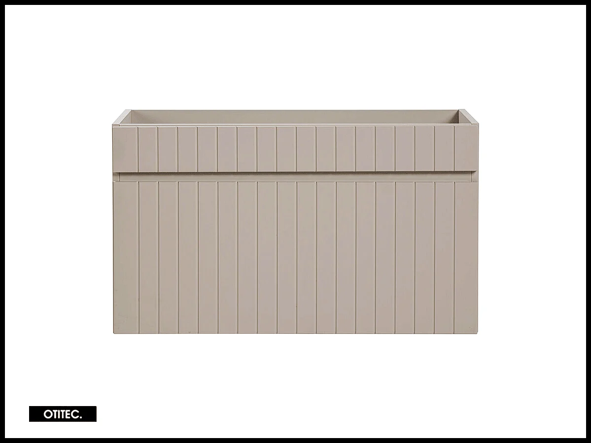 Meuble sous vasque de 80 cm - Cachemire Mat - 1 tiroir - MINO