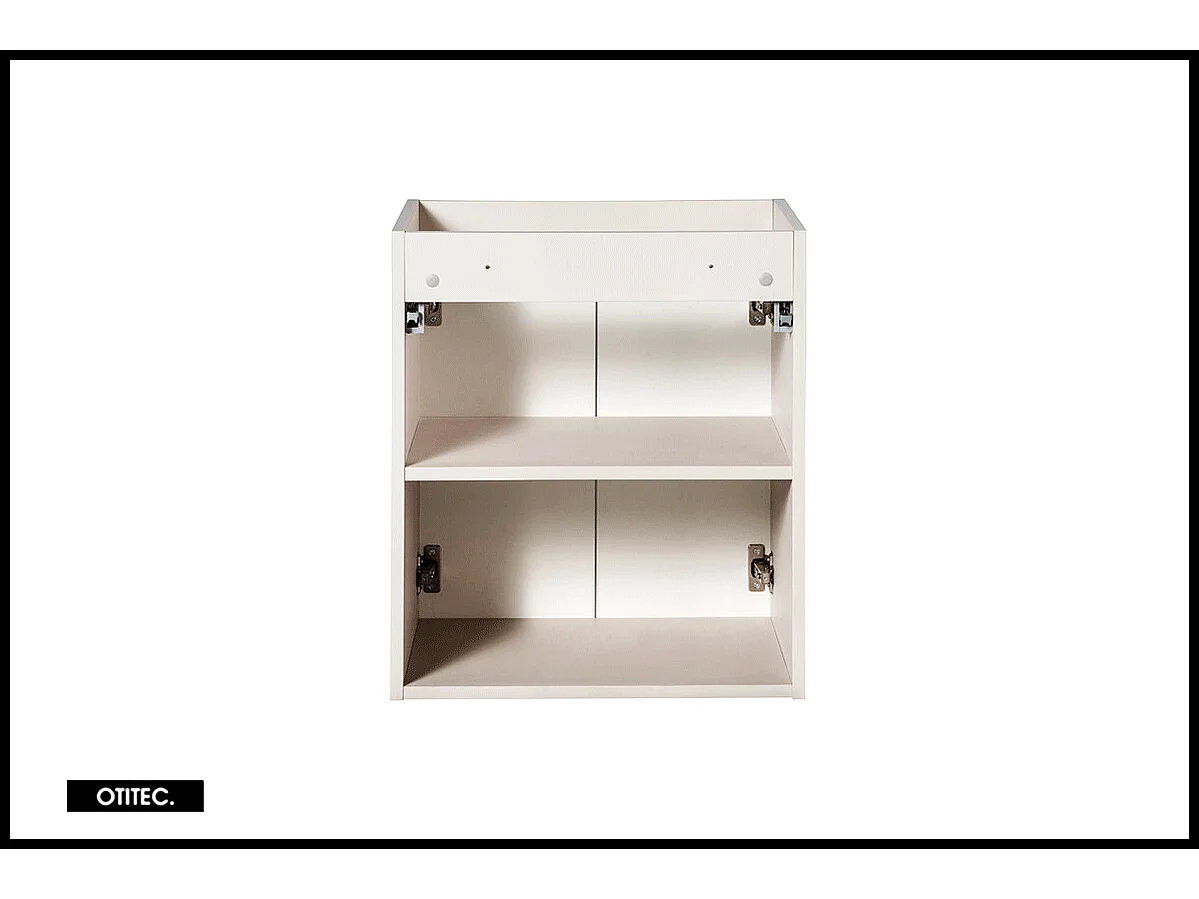 Meuble sous vasque de 50 cm - Cachemire Mat - 2 portes - VOLTA