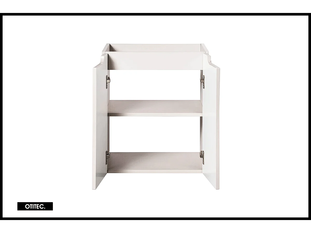 Meuble sous vasque de 50 cm - Cachemire Mat - 2 portes - VOLTA