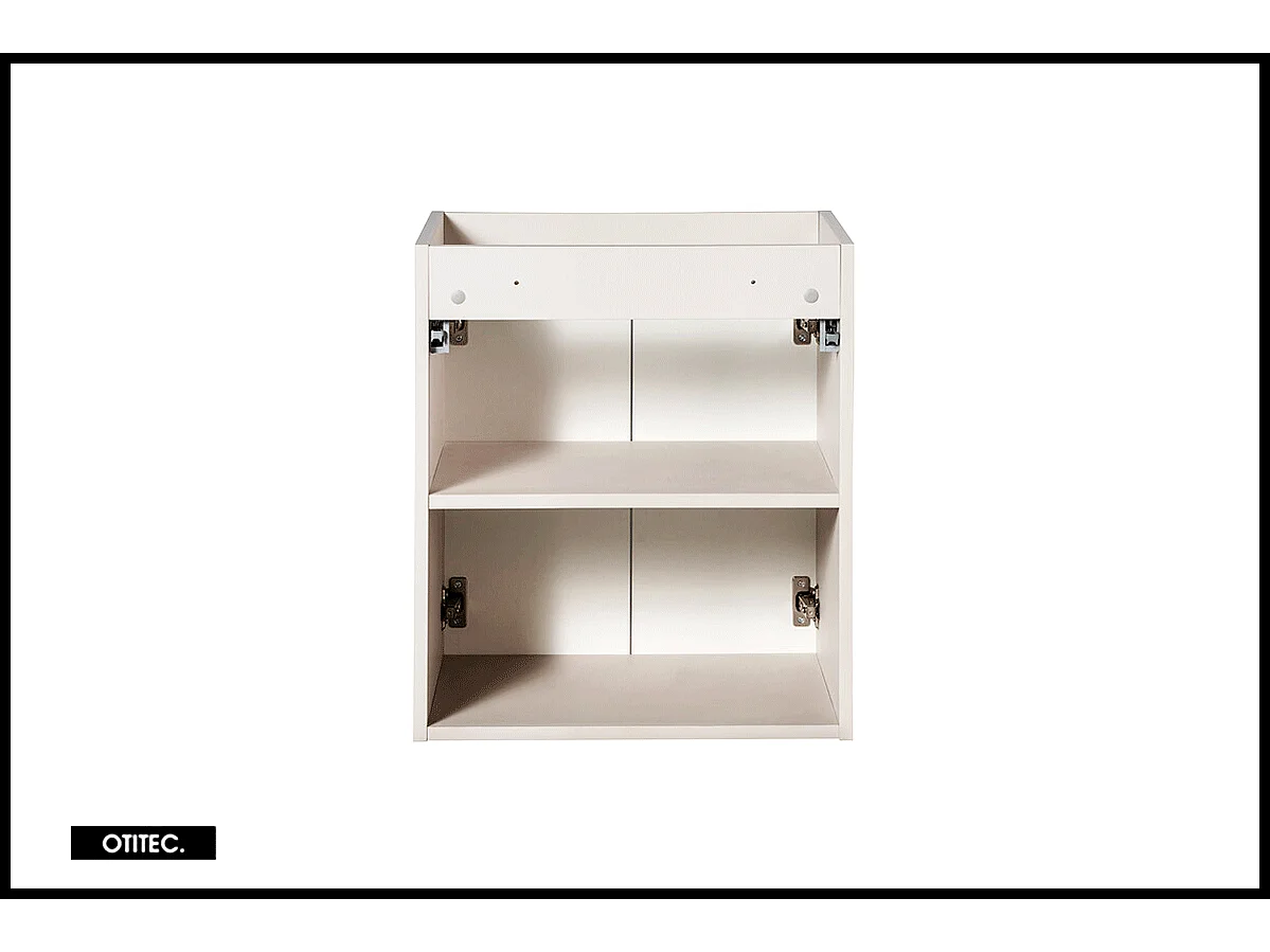 Meuble sous vasque de 50 cm - Cachemire Mat - 2 portes - VOLTA