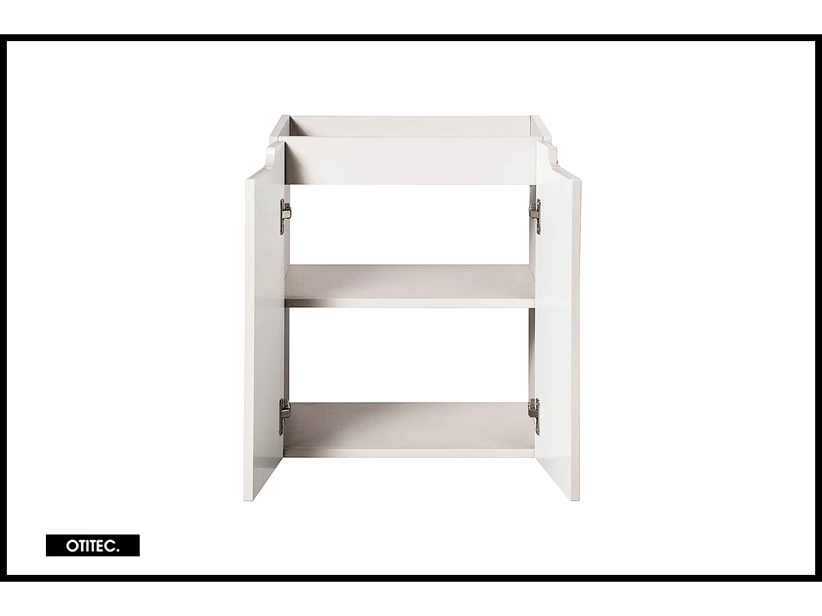 Meuble sous vasque de 50 cm - Cachemire Mat - 2 portes - VOLTA