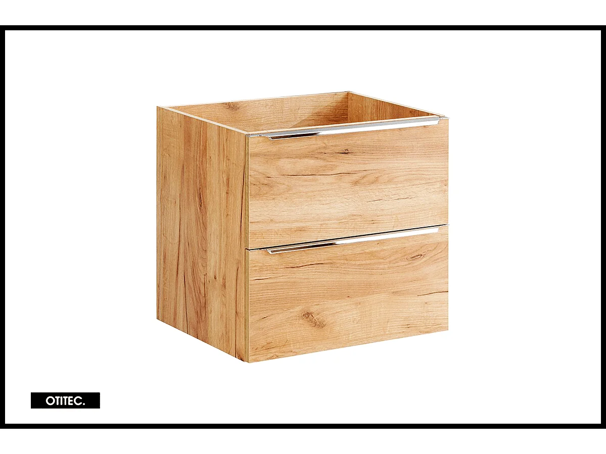 Meuble sous vasque de 60 cm - Oak - 2 tiroirs - LISOA