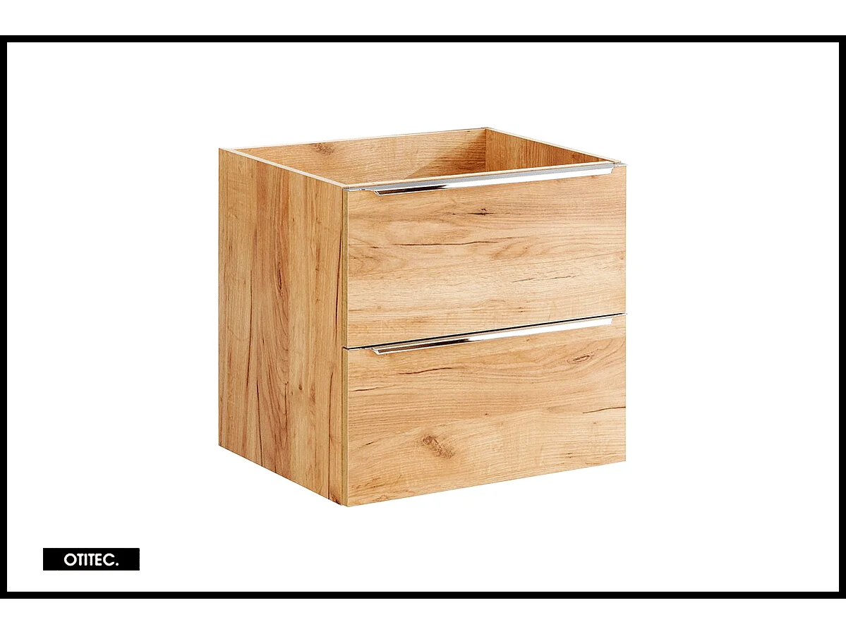 Meuble sous vasque de 60 cm - Oak - 2 tiroirs - LISOA