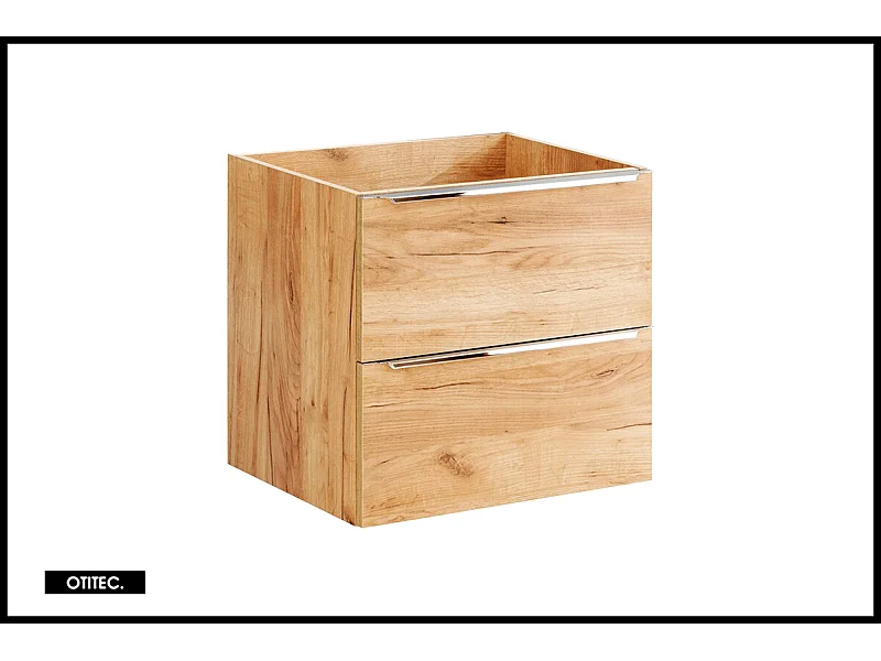 Meuble sous vasque de 60 cm - Oak - 2 tiroirs - LISOA
