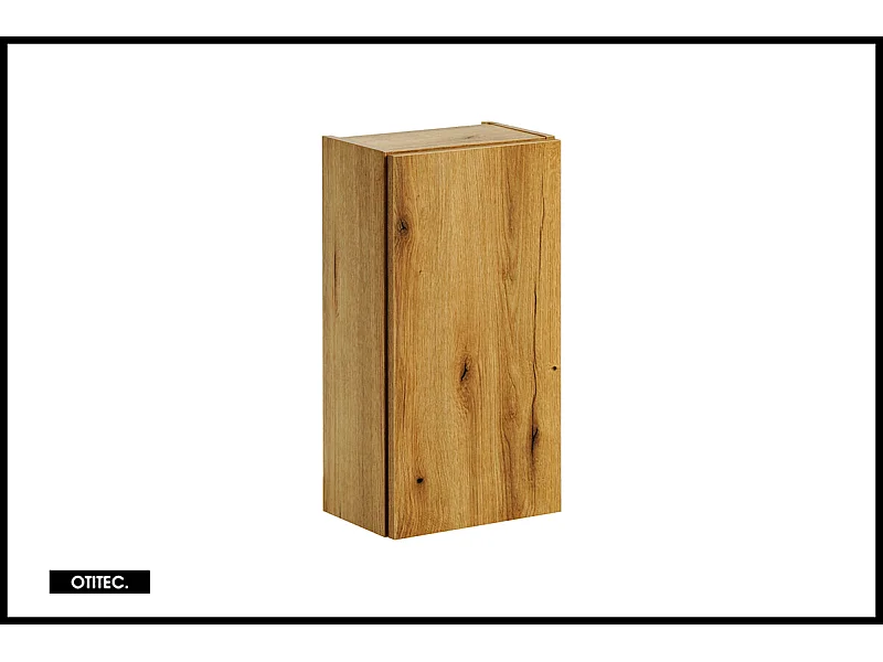 Meuble sous vasque de 30 cm - Oak - 1 porte - VOLTA