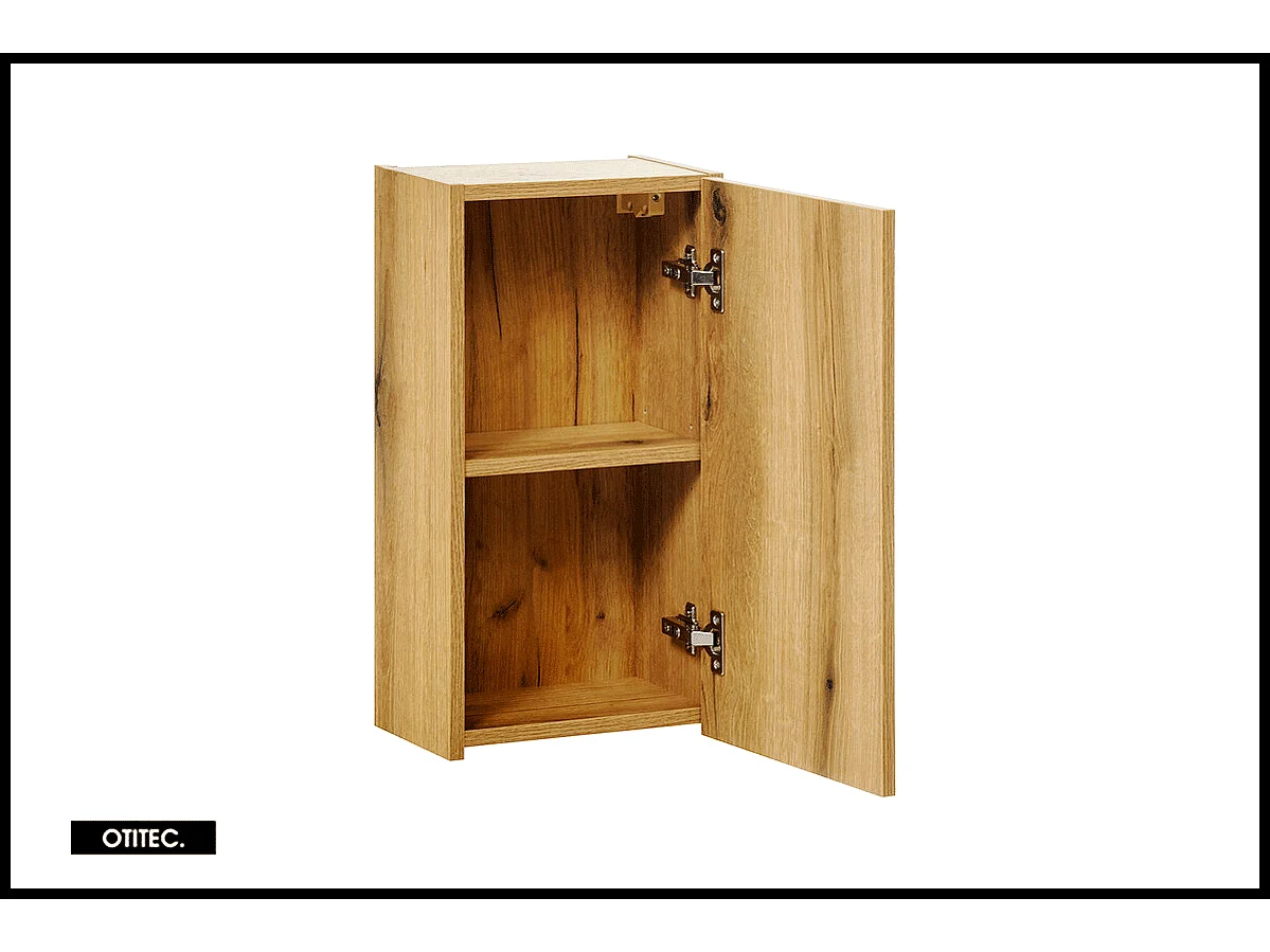 Meuble sous vasque de 30 cm - Oak - 1 porte - VOLTA