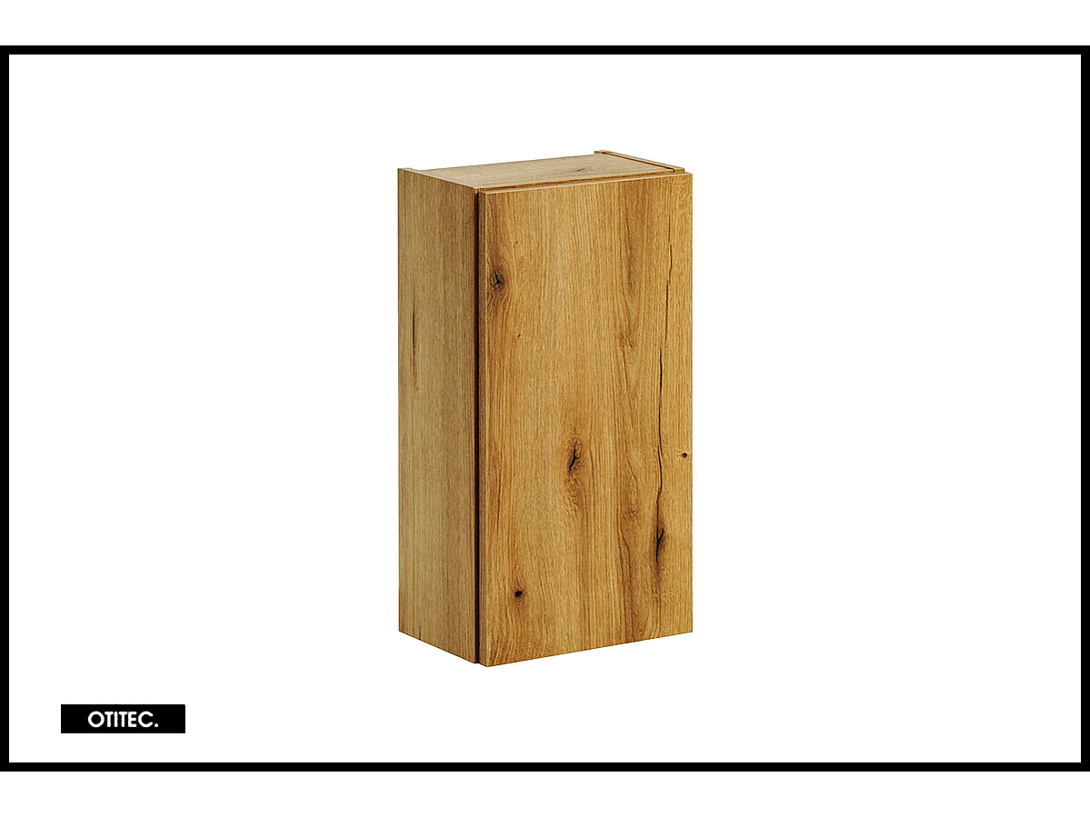Meuble sous vasque de 30 cm - Oak - 1 porte - VOLTA
