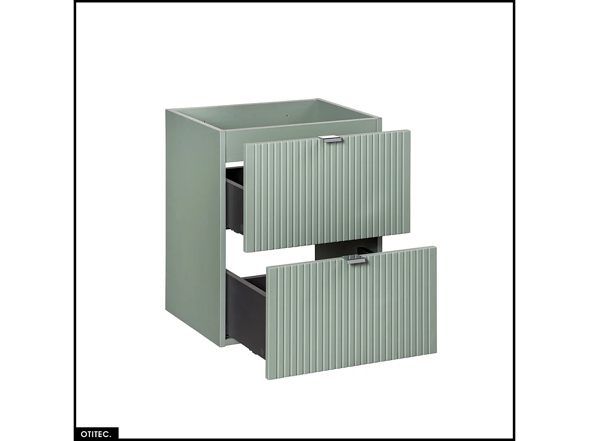 Meuble sous vasque - 50 cm - 2 tiroirs - ROSEAU