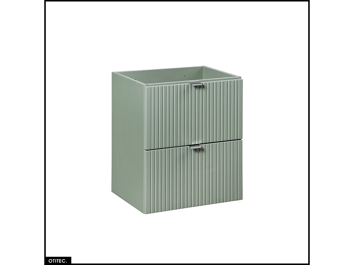 Meuble sous vasque - 50 cm - 2 tiroirs - ROSEAU