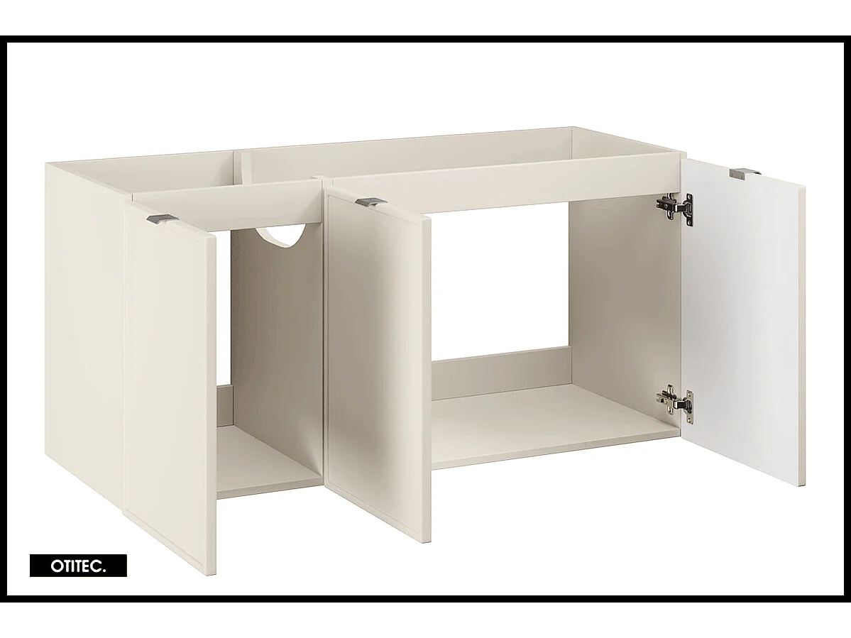 Meuble sous vasque de 120 cm - 3 portes - ASTRA