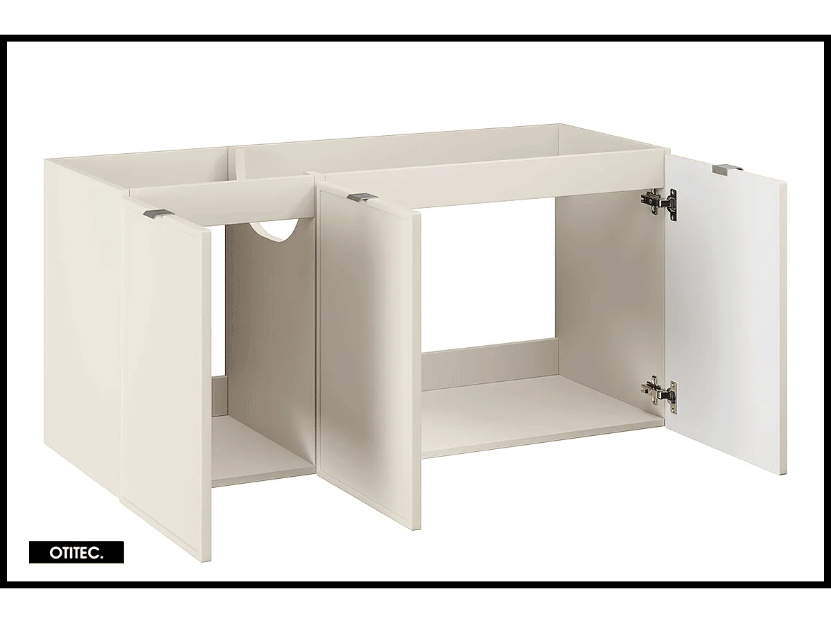 Meuble sous vasque de 120 cm - 3 portes - ASTRA