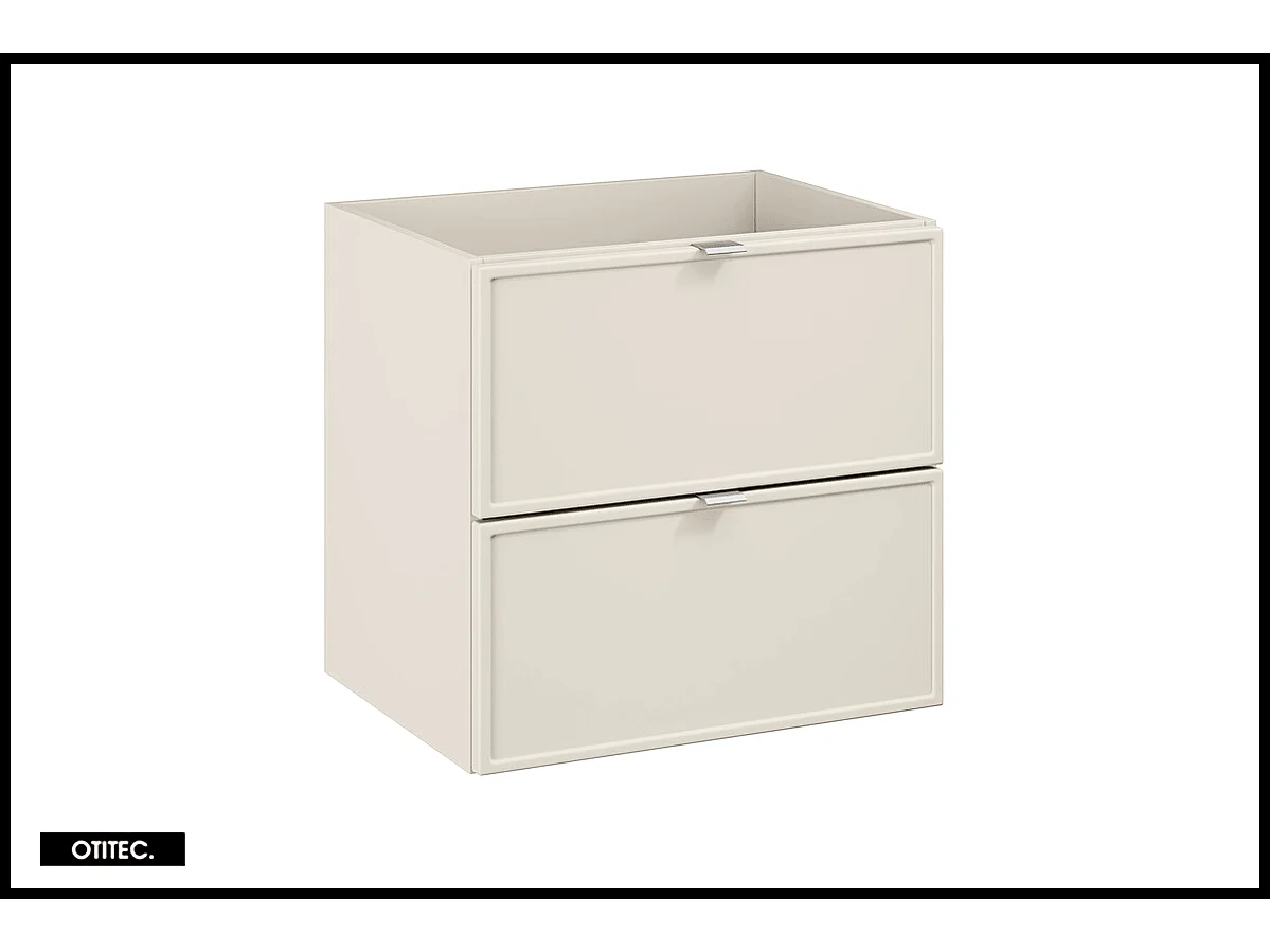 Meuble sous vasque de 60 cm - 2 tiroirs - ASTRA