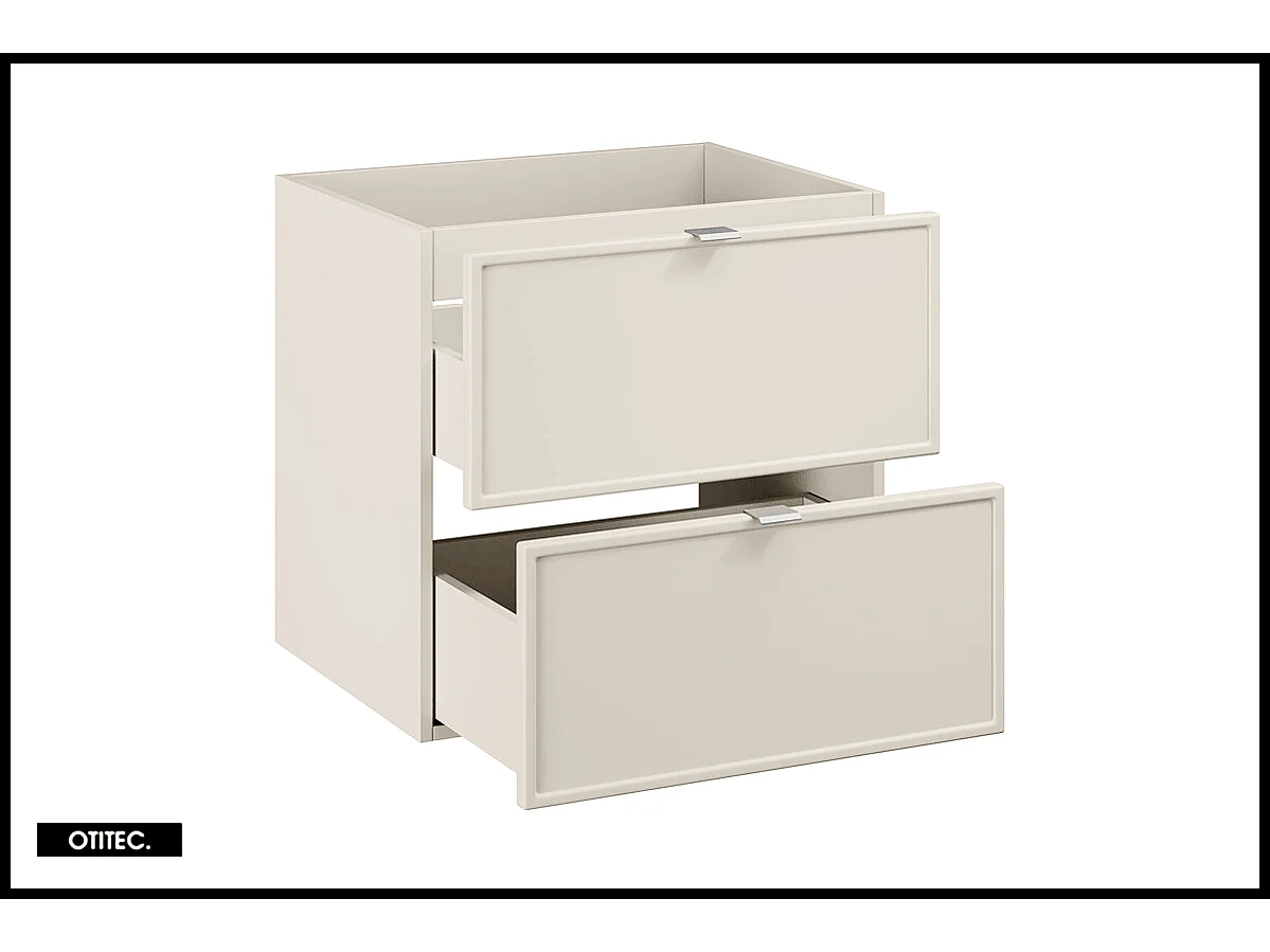 Meuble sous vasque de 60 cm - 2 tiroirs - ASTRA