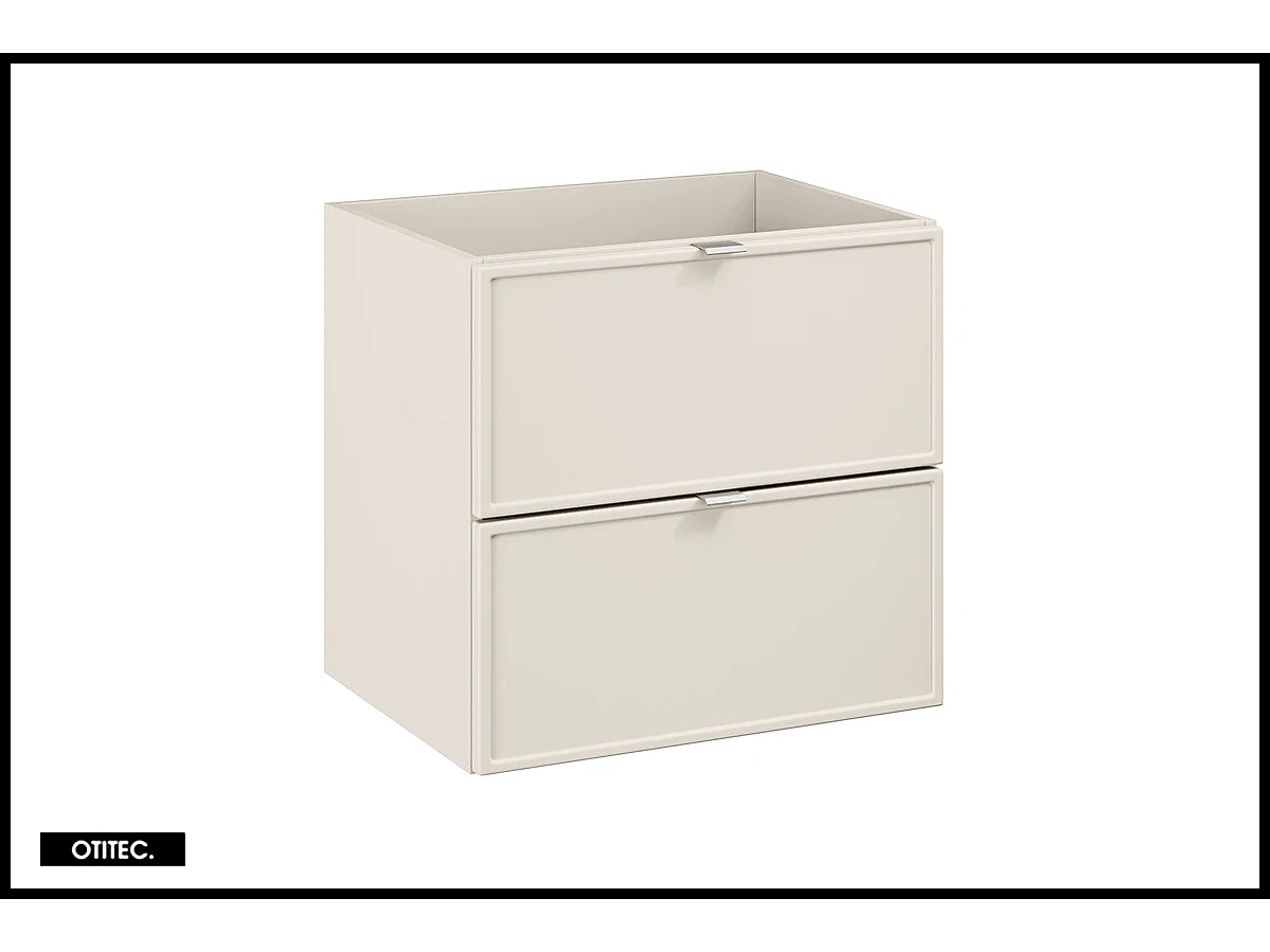 Meuble sous vasque de 60 cm - 2 tiroirs - ASTRA