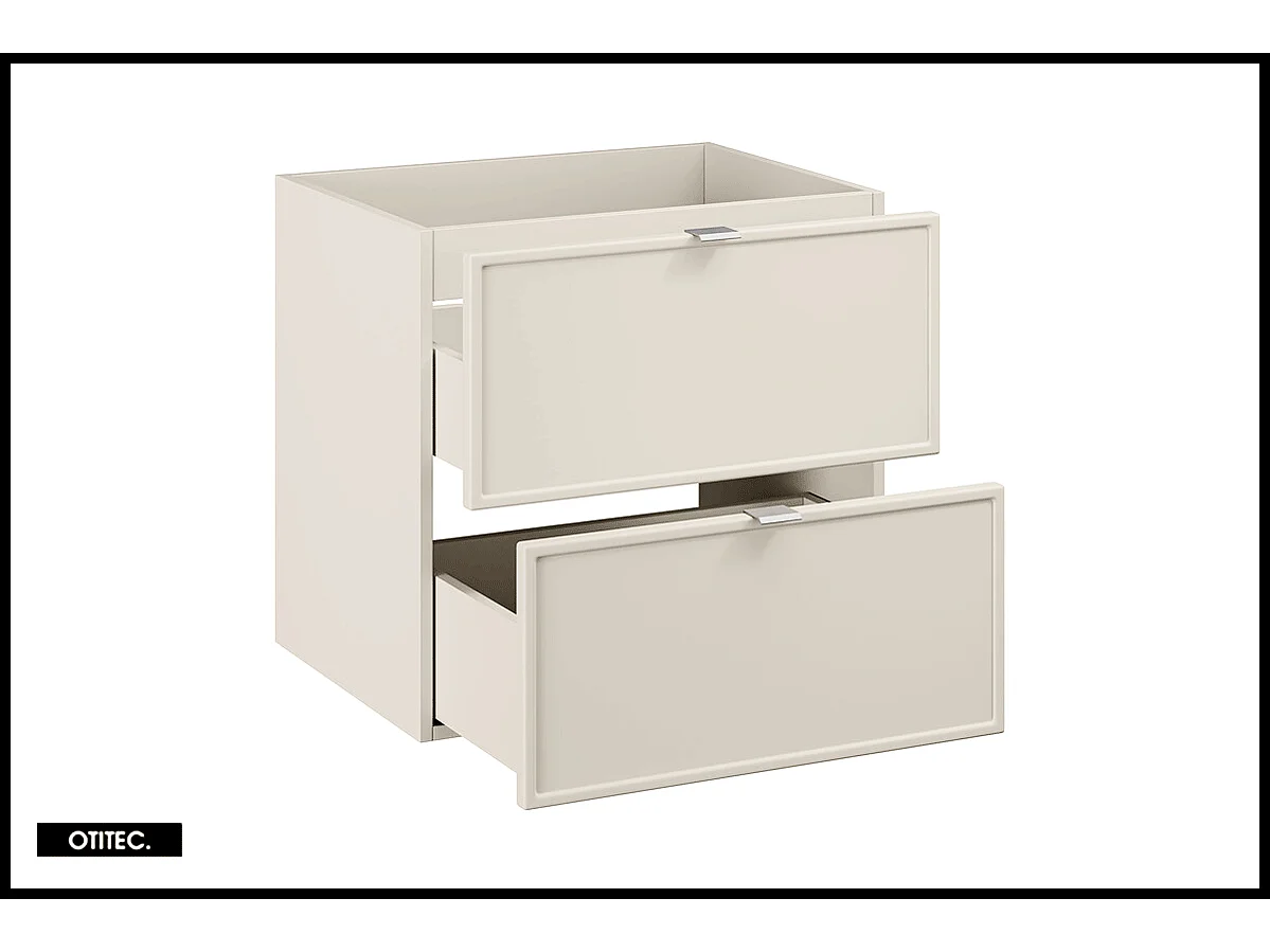 Meuble sous vasque de 60 cm - 2 tiroirs - ASTRA