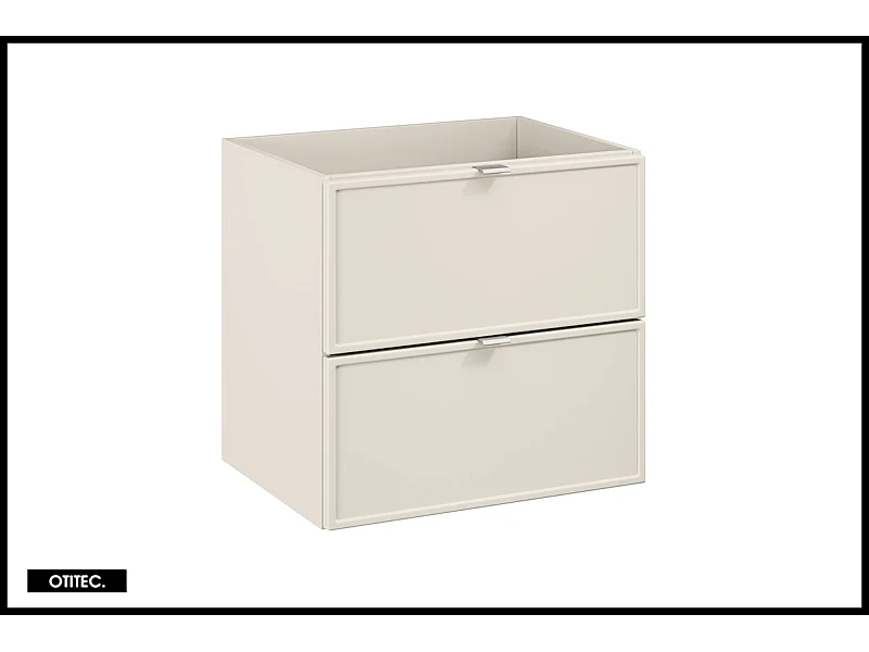 Meuble sous vasque de 60 cm - 2 tiroirs - ASTRA